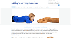 Desktop Screenshot of libbyslovingleashes.com